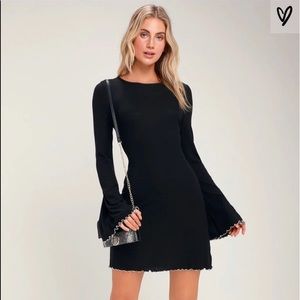 Black long sleeve dress!